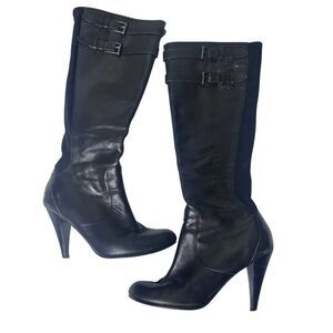 Cole Haan Nike Air Jalisa Smooth Leather knee high boot 8.5 b